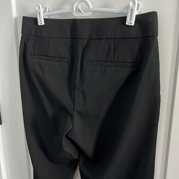 LOFT Black Marisa Sailor Trouser Dress Pants Size 8 - Picture 9 of 12
